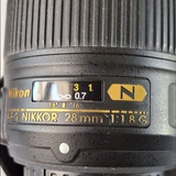 Nikon nikkor afs 28mm 1.8g