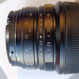 7artisans 25 1.8 + k&f concept cpl  (slim) + 7artisans lens hood - Εικόνα 5